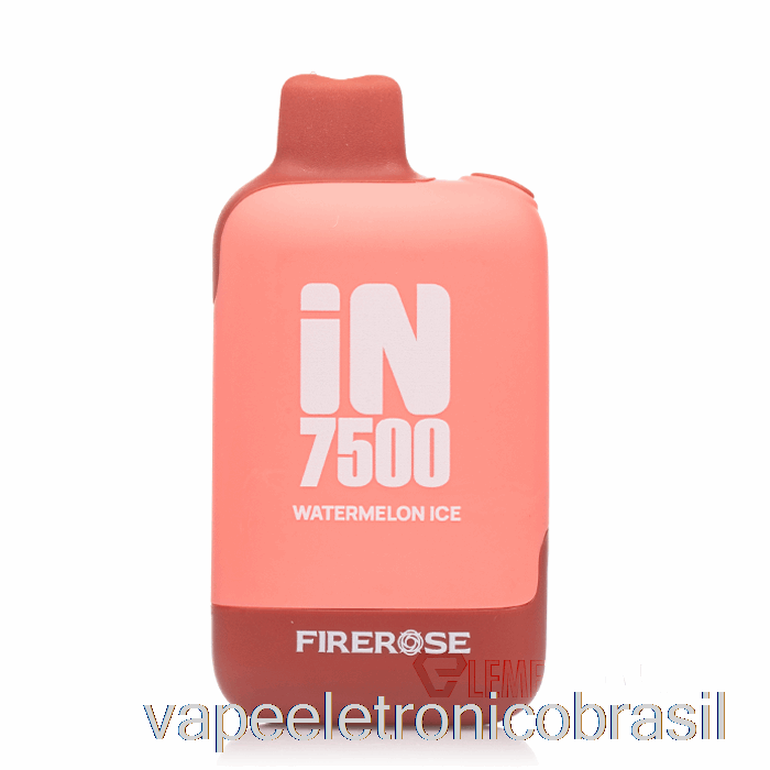 Vape Recarregável Firerose In7500 Descartável Melancia Gelo